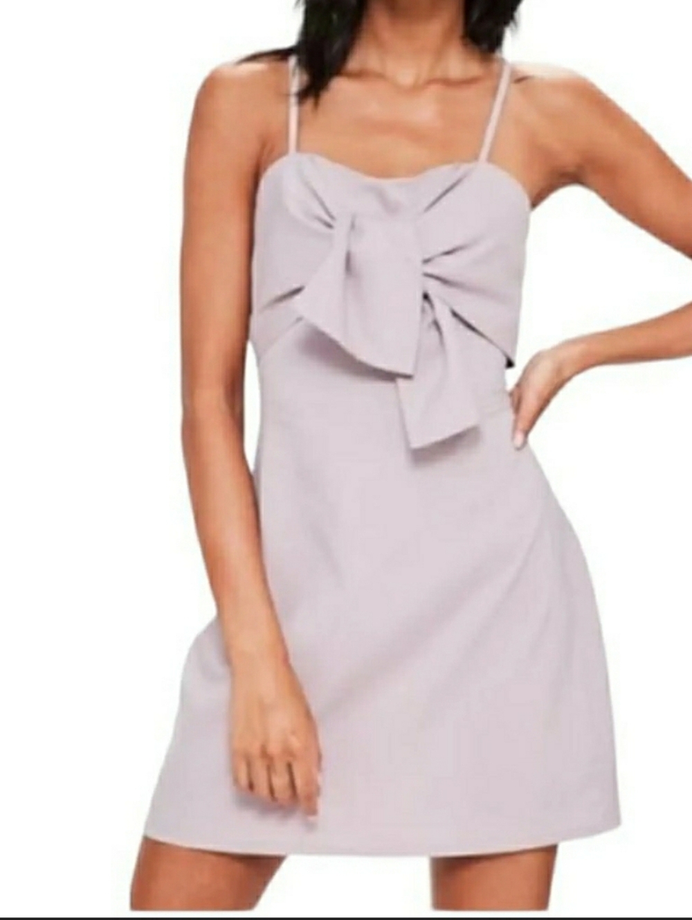 Missguided Tie Front Mini Dress. Size: 10